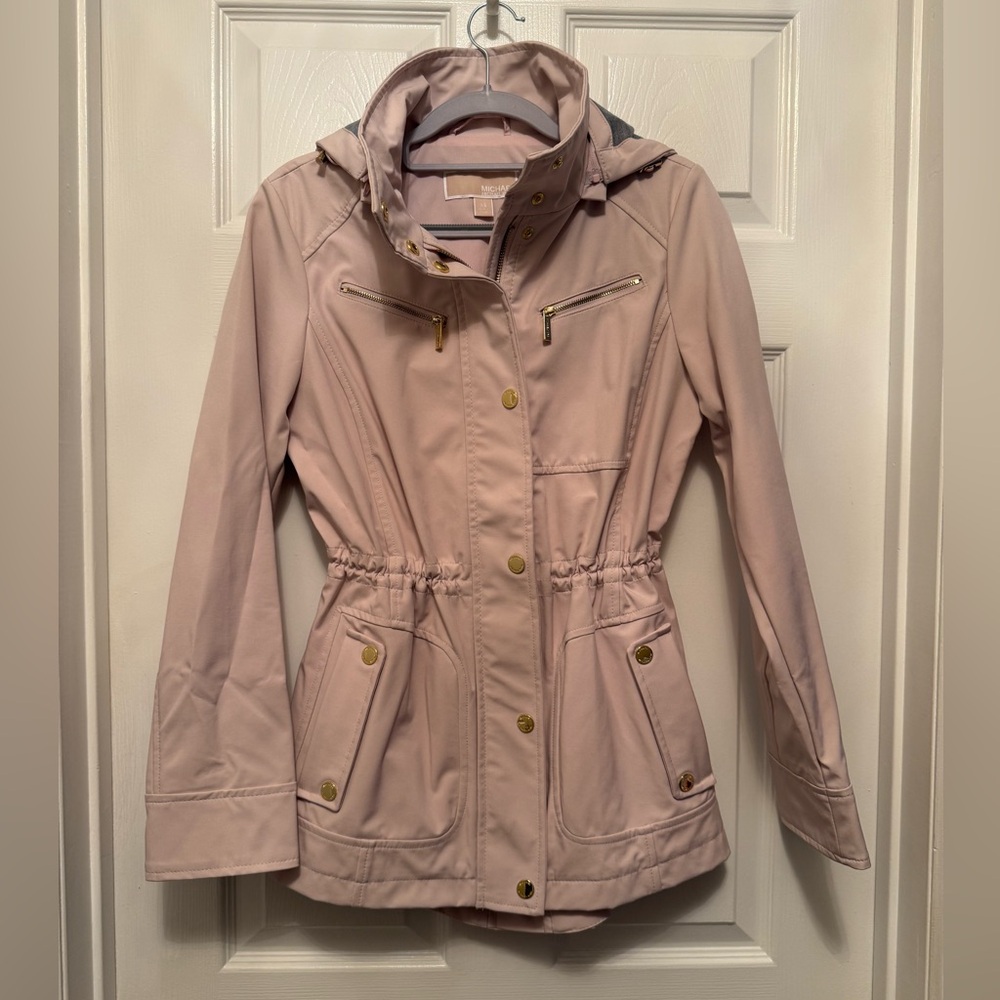 MK Pale Pink Raincoat